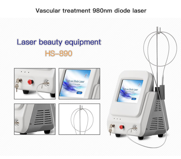 980nm diode laser for spider vein removal device Láser de diodo de 980 nm para dispositivo de eliminación de arañas vasculares