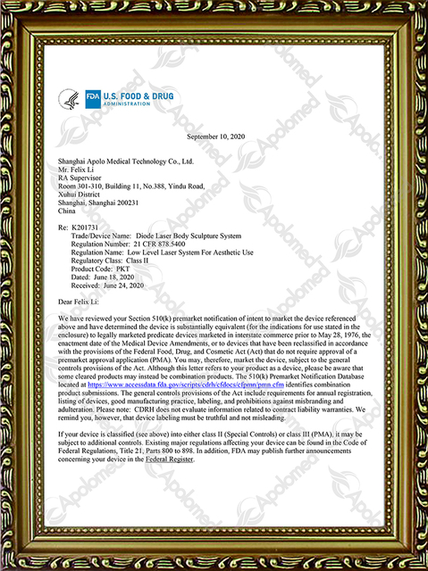 Sistema de escultura corporal con l&aacute;ser de diodo FDA