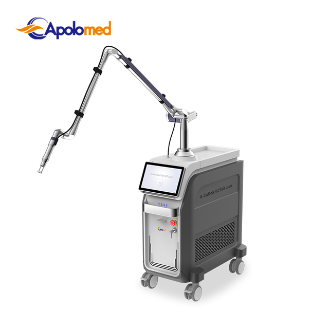 Máquina Q-Switched ND YAG Máquina de eliminación de tatuajes con láser ND YAG