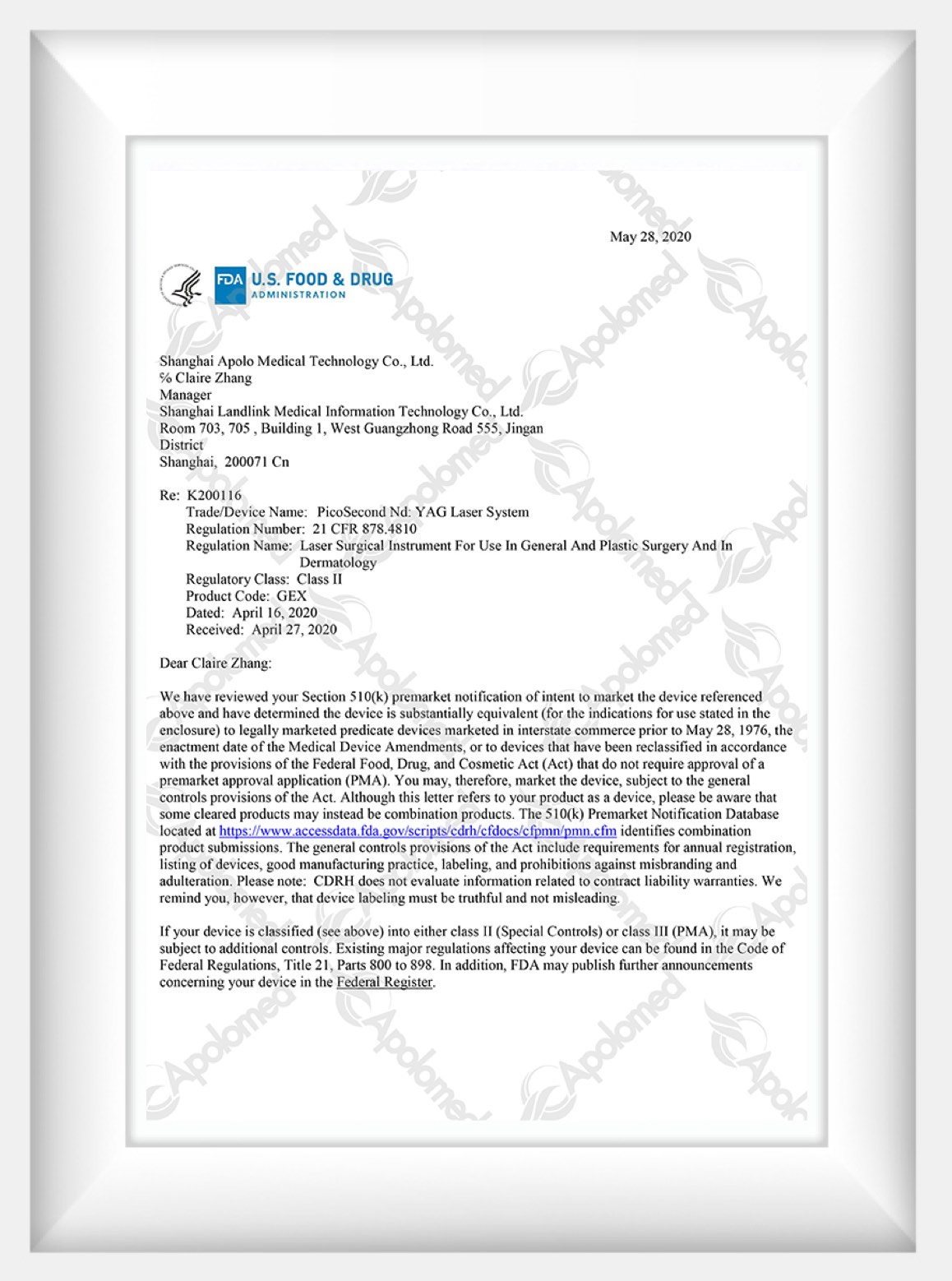 Excelencia certificada en láser de picosegundo